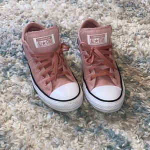 New pink converse W size 9